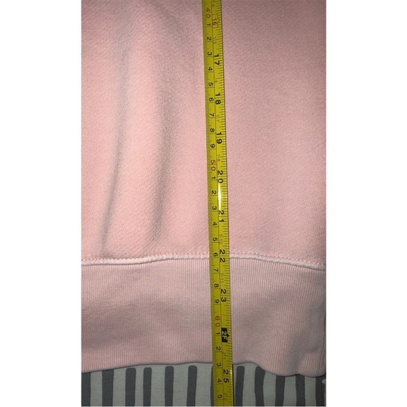 J.Crew Women's Heritage Fleece Sweat Shirt Salmon/ Orange Size M - Picture 10 of 10